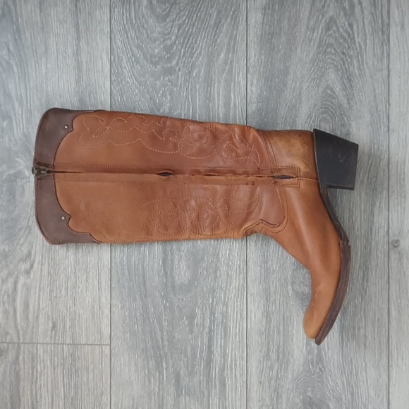 Corral Retro Kat Westport Distressed Tall Boot Sz 9.5 - Picture 8 of 13